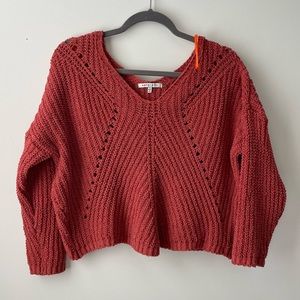 Angel Kiss Burnt Orange / Red Sweater S